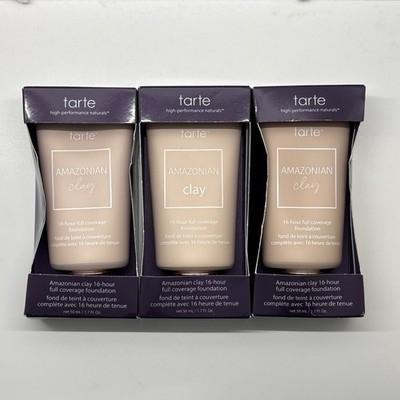 Tarte Amazonian Clay 16-Hour Full Coverage Foundation, CHOOSE SHADE, 1.7 fl oz