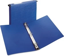 Avery Hanging Storage 3 Ring Binder, 1 Inch Round Rings, 1 Blue Binder (14800)