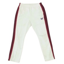 Needles MR288 Narrow Track Pants White S Men's Old Clothing  Used 