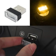 Yellow Mini Usb Car Atmosphere Lights Led Cigarette Lighter Decorative Lights Yellow Mini Usb Car Atmosphere Lights Led Cigarette Lighter Decorative Lights