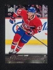Daniel Carr 2015-16 Upper Deck Young Guns Update #524 Rookie Card. rookie card picture