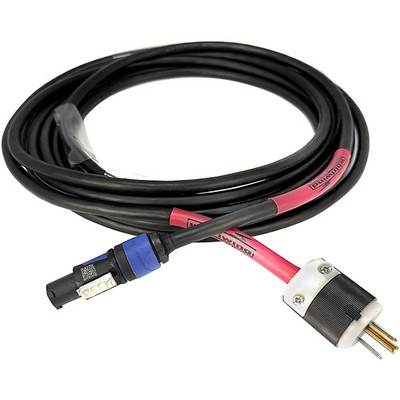Whirlwind Power Link 12 AWG Powercon 20A to 15A Edison Male 25 ft.