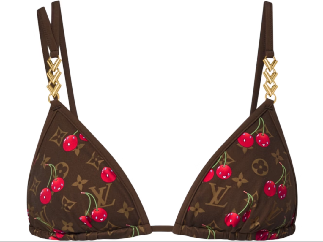 Louis Vuitton x Takashi Murakami Cherry 2 PC Bikini Brown - Size