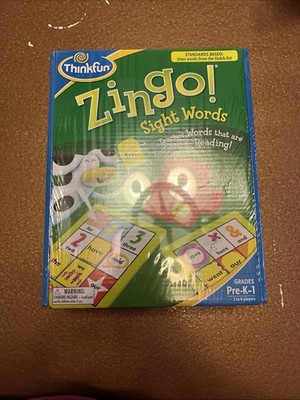 Thinkfun Zingo Sight Words Early Reading Game Factory Sealed