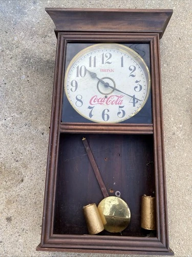 Vintage DRINK Coca Cola Clock Not Working