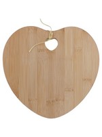 Richardson Sheffield Natural Kitchen Amore Schneidebrett Herz Bambus Holz
