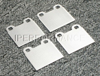 Titanium Brake Pad Shim Heat Shield Set for NSU Prinz 1967; Front