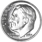1973 P Roosevelt Dime From Mint Set