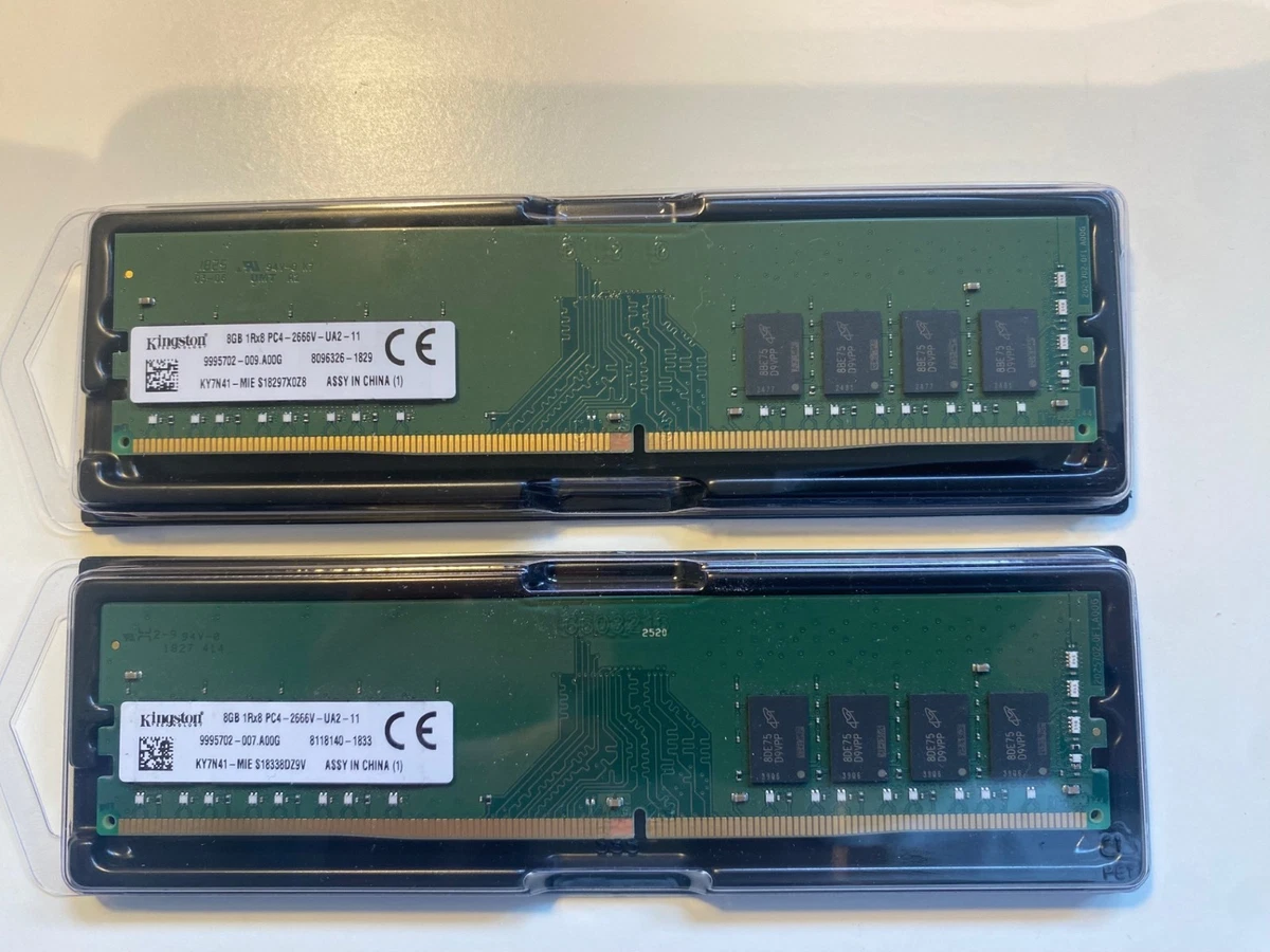 8 GB Capacity per Module DDR4 SDRAM Memory (RAM) 2 Modules for