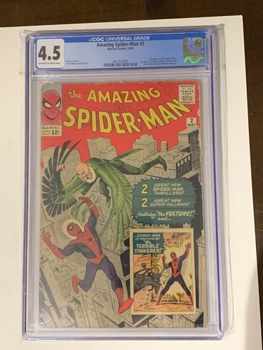 AMAZING SPIDER-MAN #4  CGC 4.0  1ST APP SANDMAN & BETTY BRANT  DITKO/LEE 1963