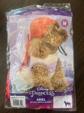 Halloween Disney Princess Ariel Little Mermaid Dog Costume, Medium New