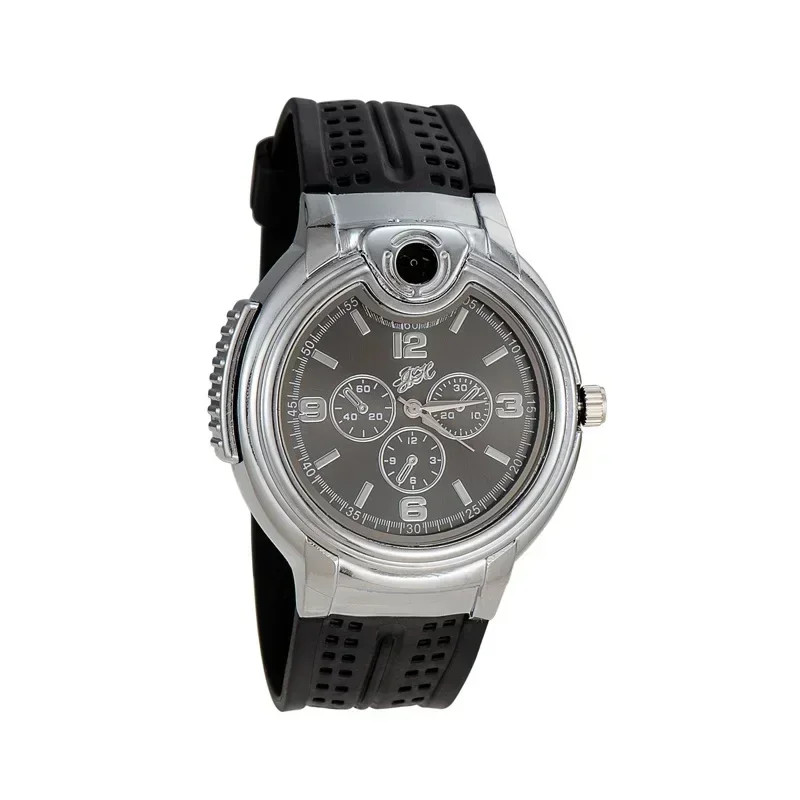Fashion Metal Gas Windproof Portable Open Flame