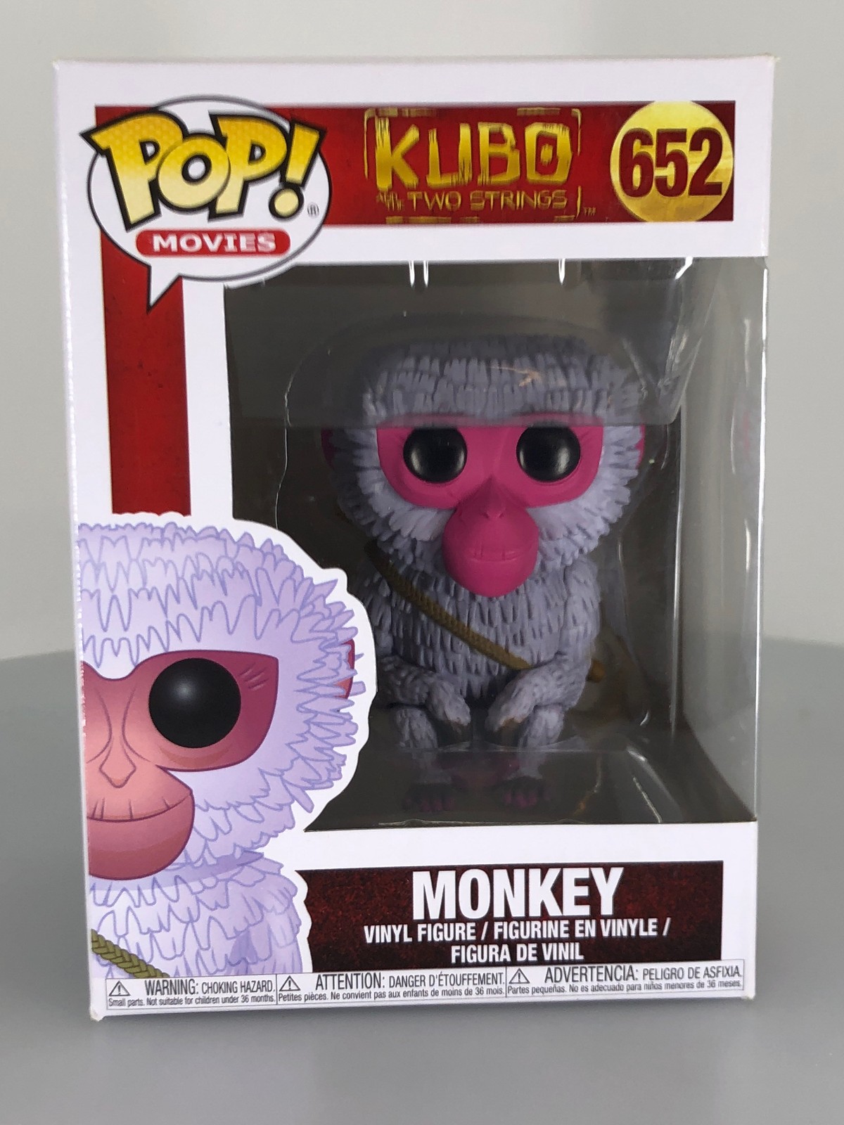 Sale Funko Pop! Movies Kubo And The Two Strings Monkey #652 Vinyl Figure Damaged Box