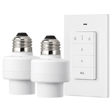 Remote Control Light Socket, Wireless Light Switch for Pull Chain Light Lamp Fix