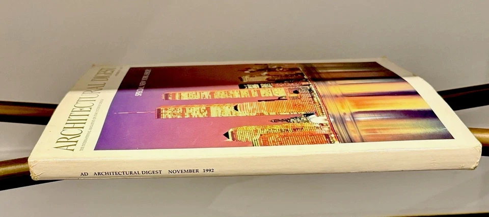 ARCHITECTURAL DIGEST MAGAZINE NOVEMBER 1992 SPECIAL NEW YORK ISSUE WORLD TRADE C - Image 2 of 4