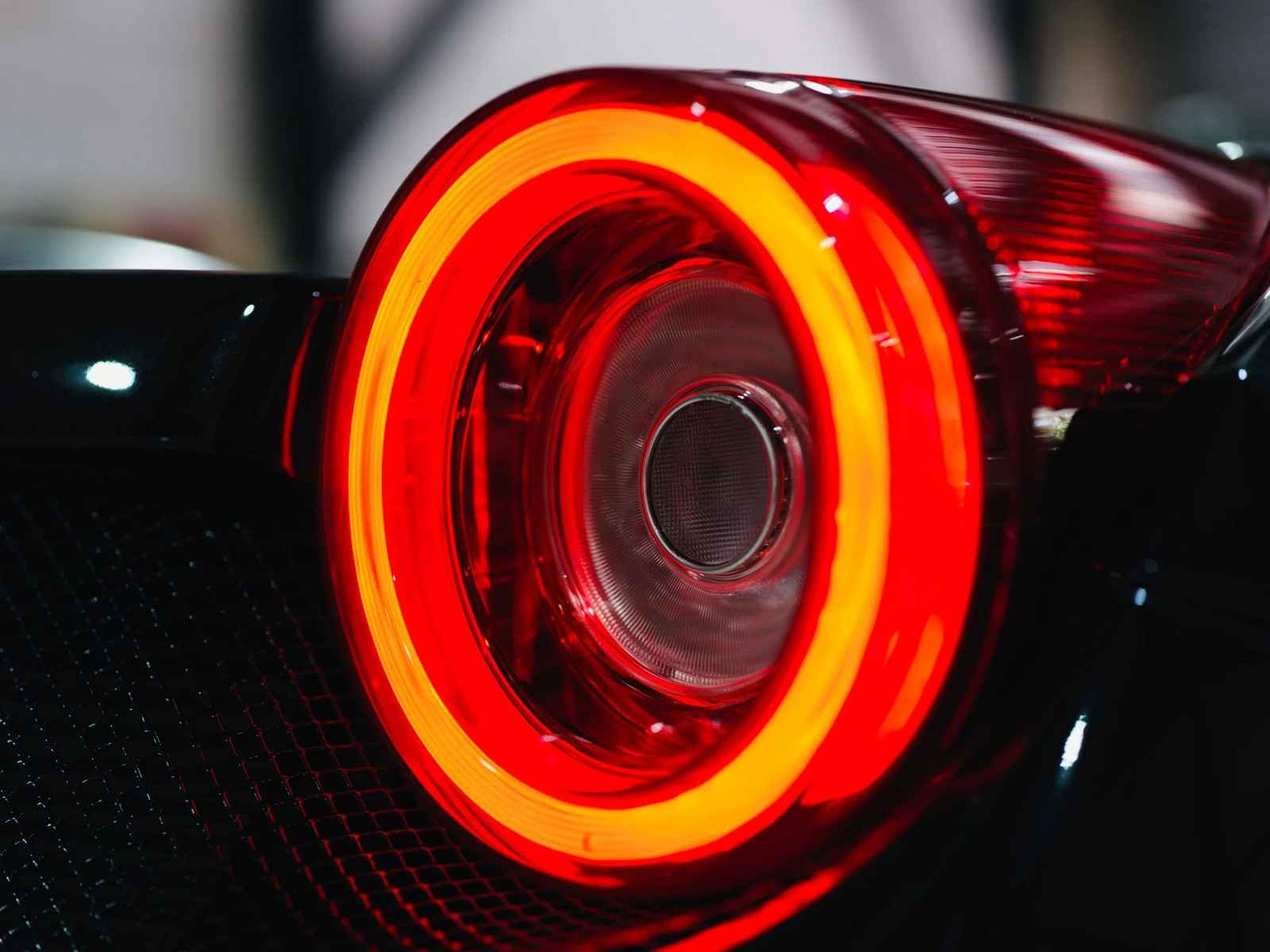 AlphaRex NOVA-Series Prismatic LED Tail Lights Red Smoke For Ferrari 458 (10-15)