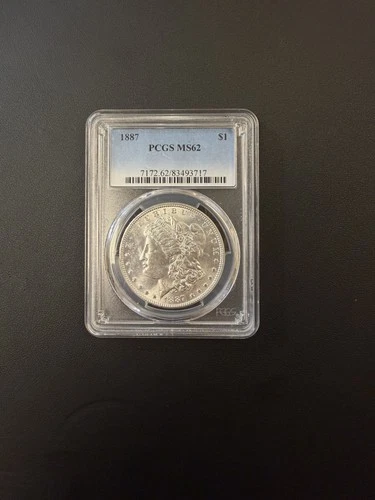 1887-S Morgan Dollar PCGS MS-62