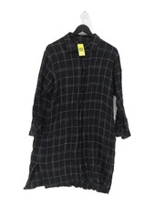 Stile Benetton Shirt Midi Dress XL in Black