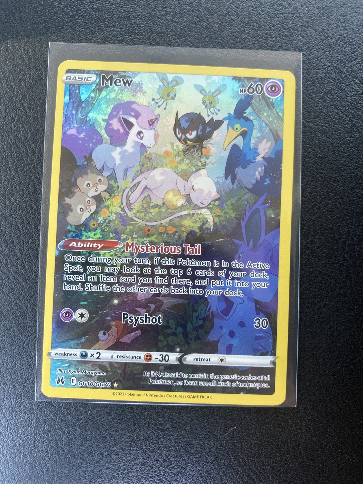 Pokemon TCG Mew GG10/GG70 Crown Zenith: Galarian Gallery Holo Ultra Rare NM