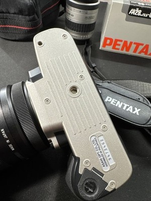 Pentax ZX-M Black Silver 35mm SLR Film Camera With Strap Not