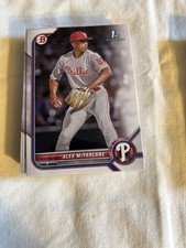 2022 Bowman Draft (26) Cards #BD-117 Alex McFarland (PHILLIES) 1st Bowman