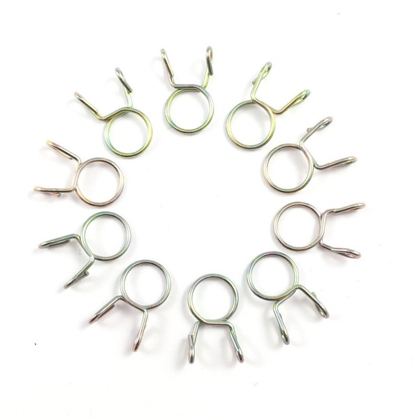 Benzin Schlauch Schellen SET Ø 8Mm Baotian REX RS Hyosung Flex Tech Jonway Znen-image