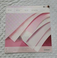 Creative Memories Perfect Fit Baby Girl Pink Paper Set New