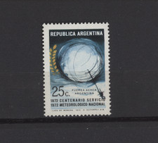 S54670 ARGENTINE 1972 MNH** Cent. Du Service Météorologique National. 1v