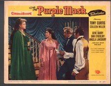 Purple Mask-Lobby Card-#7-1955-Colleen Miller-Angela Lansbury-Gene Barry