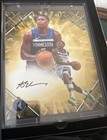 Under Wraps NBA Emanate Basketball #48 Anthony Edwards Autographed Gold /50 8x10 — photo 1