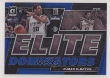 2019-20 Panini Donruss Optic Elite Dominators Blue Prizm 26/49 DeMar DeRozan s3g