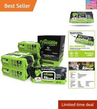 All-Purpose Cleaning Wipes   8 Pack/640 Total Count, 15"x10" Extra Large Plan...