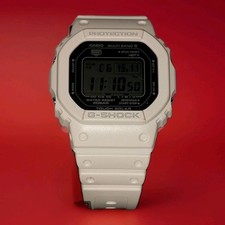 Casio G-Shock 5000 Series GW5000HS-7 White Rubber Digital Solar Wrist Watch