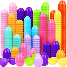 1000 Plastic Easter Eggs 2.36" Fillable Multicolor Party Hunt Bulk