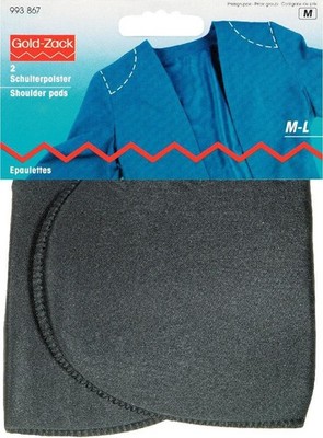 Prym Schulterpolster Raglan mit Klettverschluss schwarz M-L - 993837