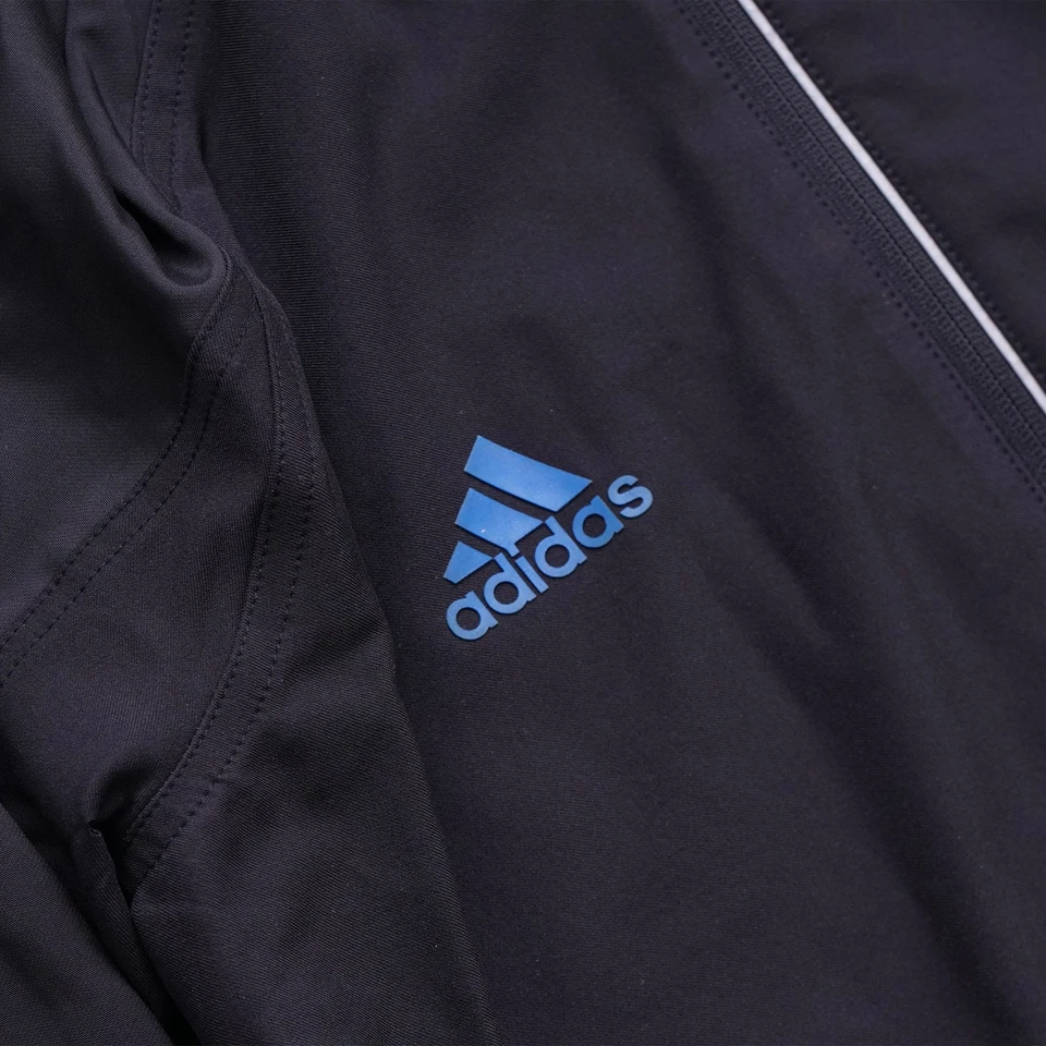 Kansas Jayhawks NCAA Adidas Women's Climalite Black Modern Varsity 2.0 Jacket - Image 4 of 4