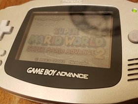 Silver Game Boy Advance Console - New Screen Lens