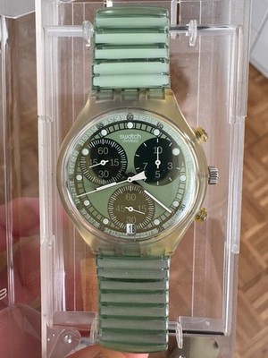 Swatch Chrono Virtual Green (Modell SCK410) Armbanduhr.  