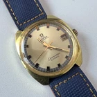 OMEGA Seamaster Automatic Watch Vintage Mens Cosmic Beige Dial 166.026