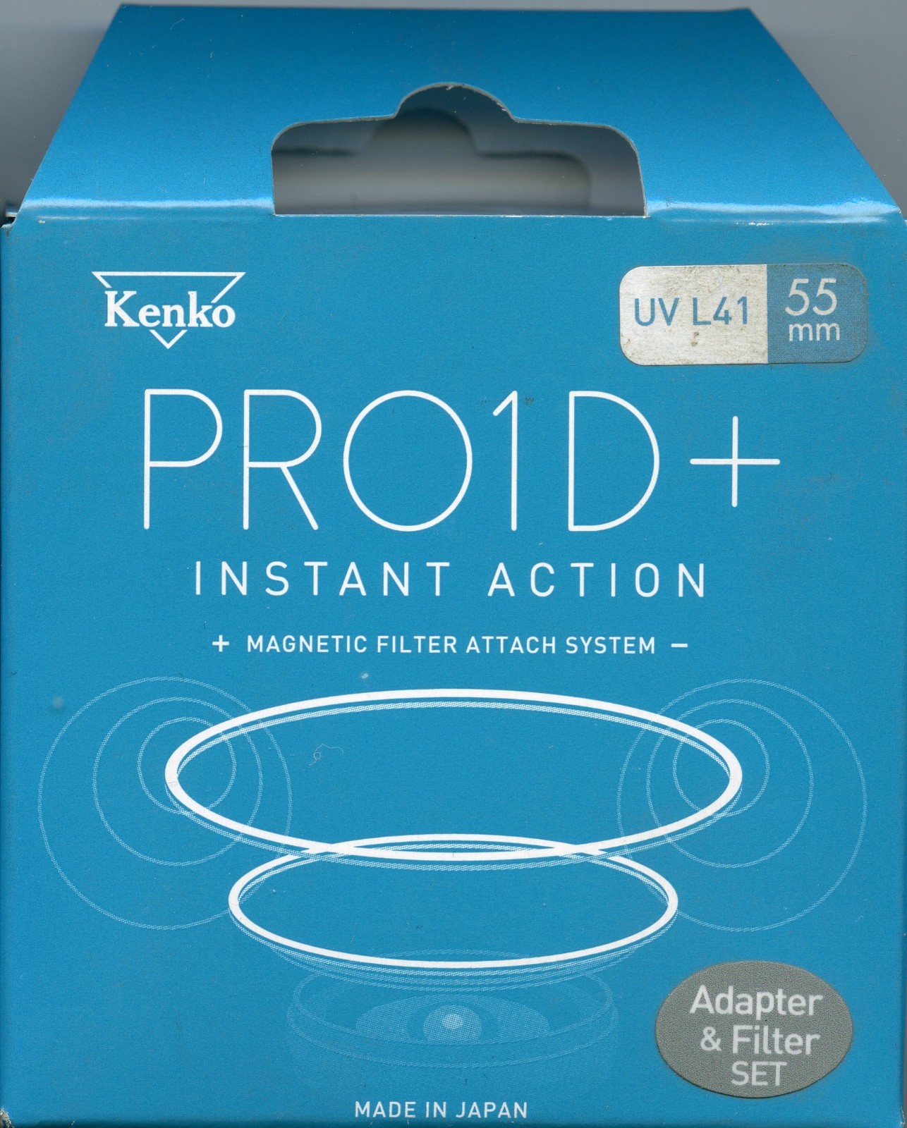 Kenko 55mm PRO1D+ Instant Action UV Adapter & Filter Set