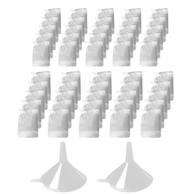 Transparent Plastic Spout Pouch Bag for Liquid Drink Sealed Packaging Bag Set