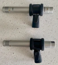 Samson Co2 Pencil Condenser Microphones Pair of 2 with Mounts Used