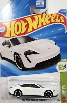 Hot Wheels PORSCHE TAYCAN TURBO S White HW EV 3/10 (#34/250)