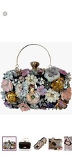 Bebe Floral Embellished Clutch/Crossbody
