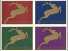 US 2000 #UX360a (UX357-UX360) Mint/Christmas Deer/Sheet of 4 Postal Cards — photo 1