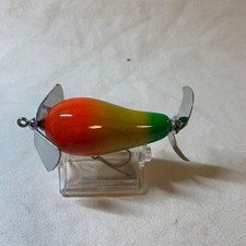 Frog Products Heritage 60 Rasta Color Wooden Frog Lure Used Rare
