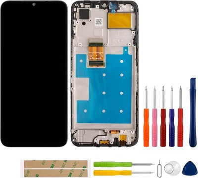 New LCD Display Compatible with Honor X6 6.5'' Black with Frame VNE LX1 VNE LX2