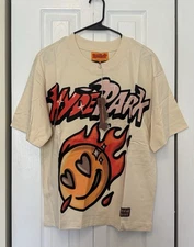 NWT Hyde Park You Aren’t Invited 100% Cotton Graphic Tee Men’s XS Khaki Emoji