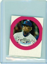 * FRANCISCO LINDOR * 2022 TOPPS HERITAGE 1973 CANDY LID BUBBLE GUM RETRO INSERT