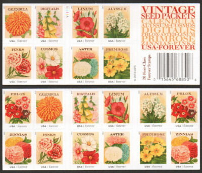 MALACK 4754 - 63b Forever Vintage Seed Packets Compl..MORE